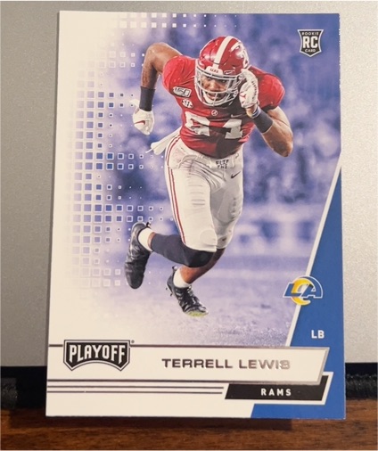 2020 Panini Playoff #297 Terrell Lewis — front