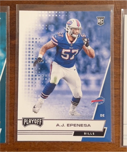 2020 Panini Playoff #294 A.J. Epenesa — front