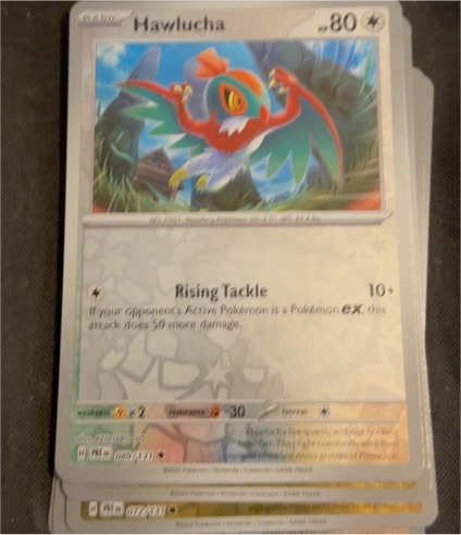 2025 Pokemon SV: Prismatic Evolutions #089 Hawlucha — front