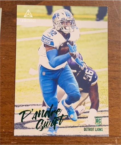 2020 Panini Chronicles Luminance #211 D'Andre Swift — front