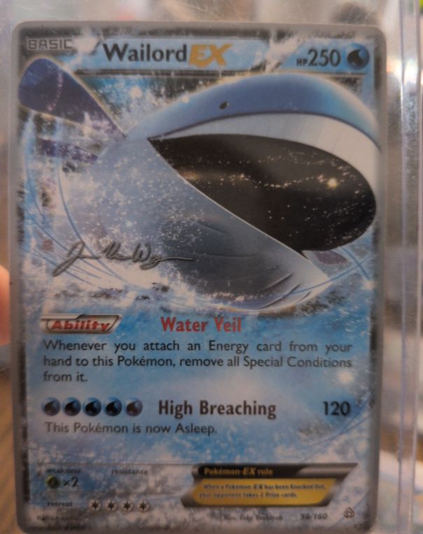 2015 Pokémon Primal Clash #38 Wailord EX — front