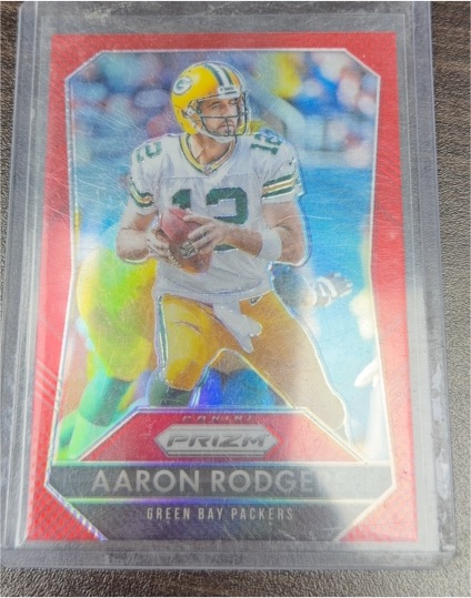 2015 Panini Prizm #112 Aaron Rodgers — front