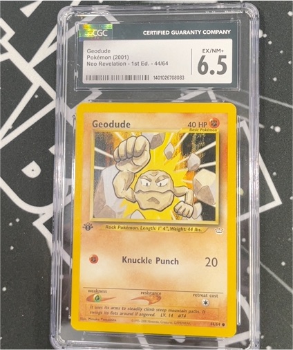 2001 Neo Revelation 1st Edition #44 Geodude — front