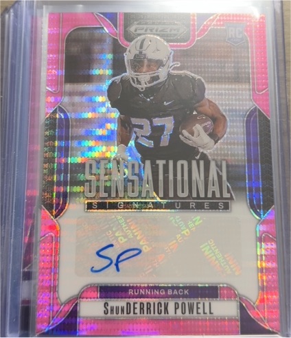 2024 Panini Prizm Sensational Signatures #SS-SP ShunDerrick Powell — front