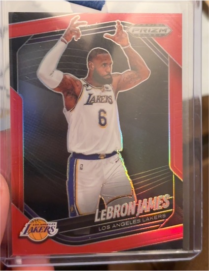 2024-25 Panini Prizm Black #52 LeBron James — front