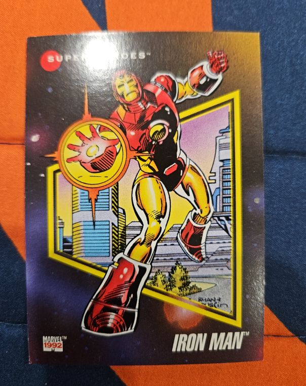 1992 Impel Marvel Universe Series 3 #62 Iron Man — front