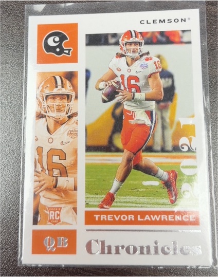 2021 Panini Chronicles Draft Picks #1 Trevor Lawrence — front