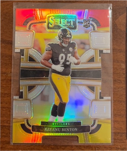 2023 Panini Select #84 Keeanu Benton Pittsburgh Steelers — front
