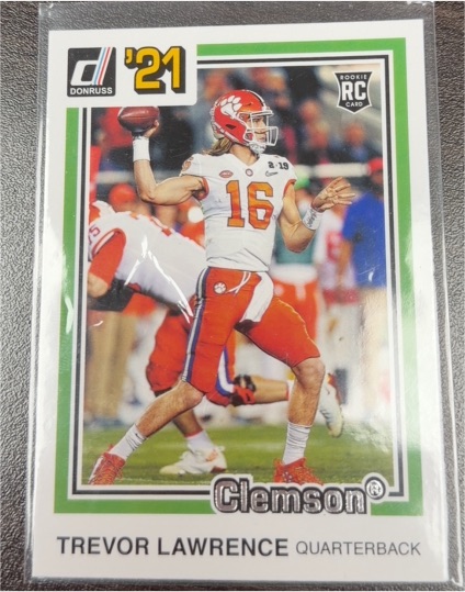 2021 Donruss Chronicles Draft Picks #32 Trevor Lawrence — front