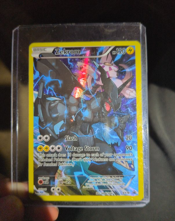 2015 Pokémon XY Black Star Promo #XY76 Zekrom — front