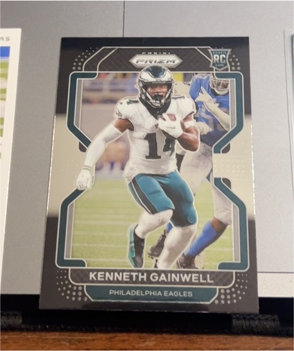 2021 Panini Chronicles Prizm Black #PB-14 Kenneth Gainwell Rookie Eagles — front