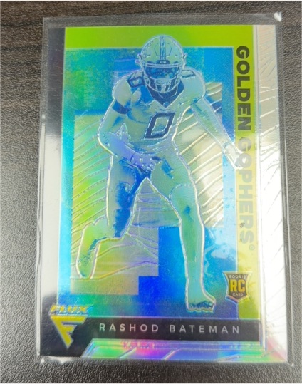 2021 Panini Chronicles Draft Picks #243 Rashod Bateman Flux Base Silver — front