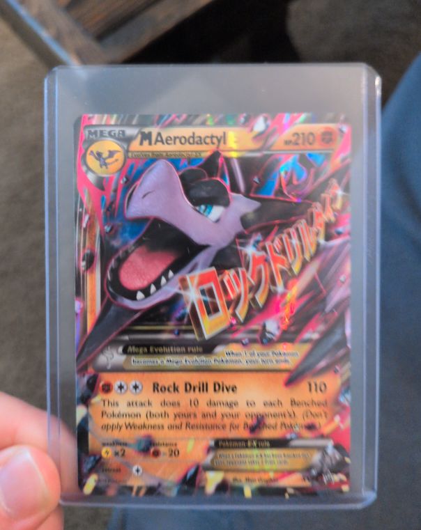 2016 Pokémon Mega Aerodactyl EX #XY98 — front