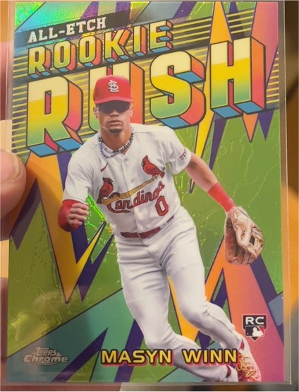 2024 Topps Chrome #CERR-9 Masyn Winn All-Etch Rookie Rush — front
