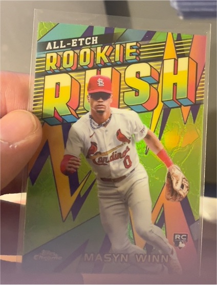 2024 Topps Chrome All-Etch Rookie Rush #CERR-9 Masyn Winn — front