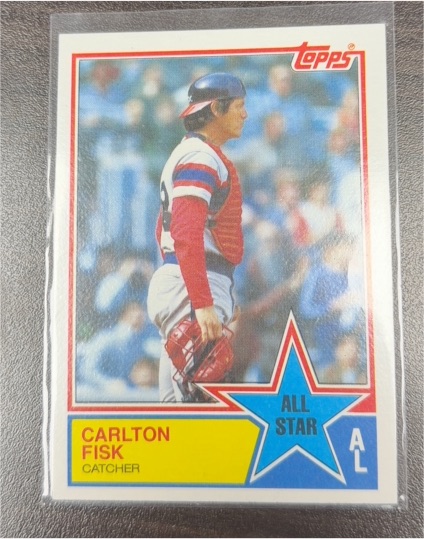 1983 Topps #393 Carlton Fisk — front