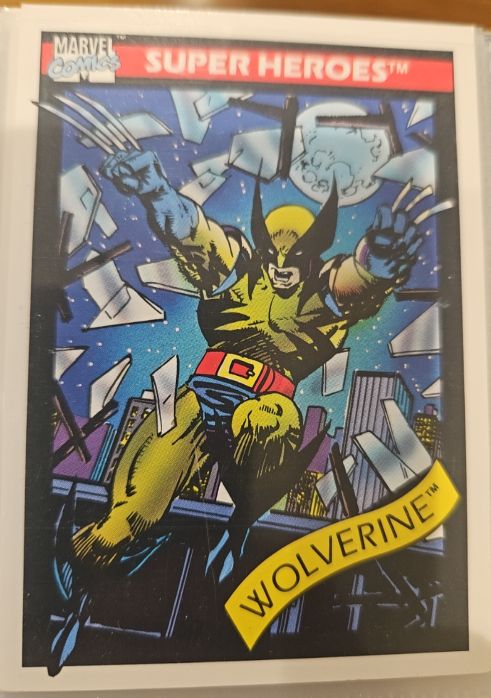 1990 Impel Marvel Universe #23 Wolverine — front