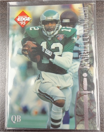 1995 Collector's Edge Excalibur #130 Randall Cunningham — front