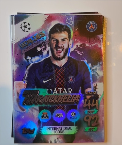 2025 Topps Match Attax Champions League #WLE12 Khvicha Kvaratskhelia — front