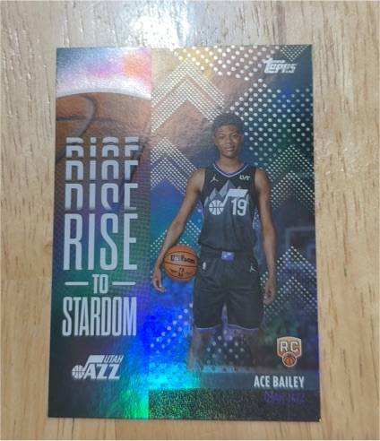 2025-26 Topps Rise To Stardom #RTS-5 Ace Bailey — front