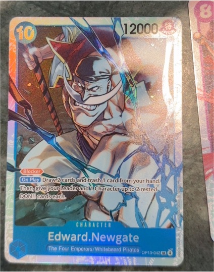 One Piece CCG OP13-042 Edward.Newgate Carrying On His Will — front