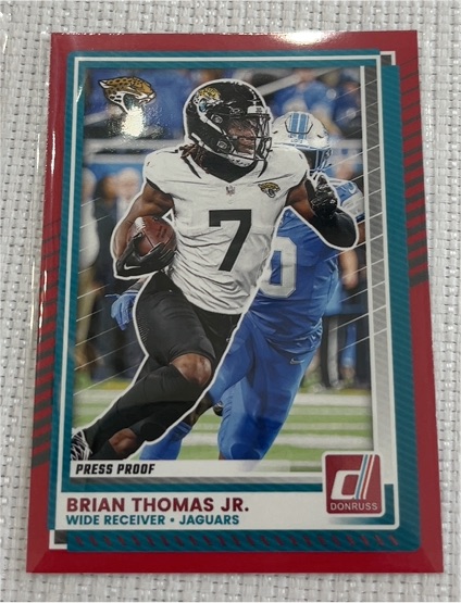 2025 Donruss #3 Brian Thomas Jr. — front