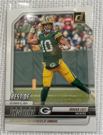 2025 Panini Donruss Best of Instant #INS-JLE Jordan Love — front