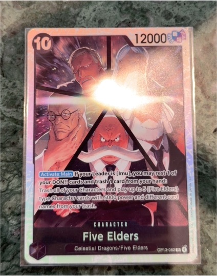 One Piece TCG OP13-082 Five Elders — front