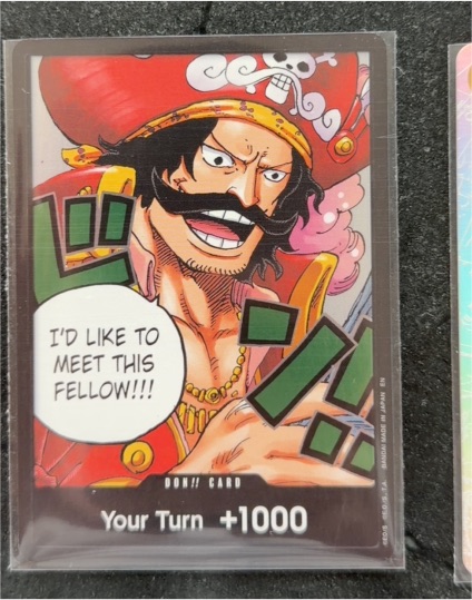 2025 One Piece OP13 #DON!! Gol D. Roger Carrying On His Will — front