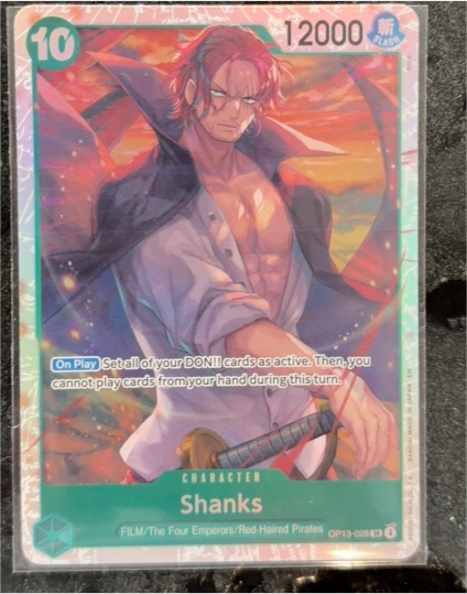 2025 One Piece Card Game OP13-028 Shanks — front