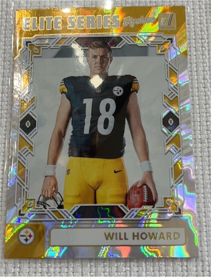 2025 Donruss Elite Series Rookies #ESR-WHD Will Howard — front
