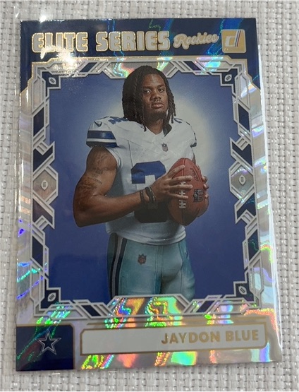2025 Donruss Elite Series Rookies #ESR-JBE Jaydon Blue — front