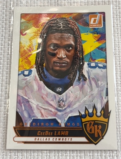 2025 Donruss #GK-CLB CeeDee Lamb Gridiron Kings — front