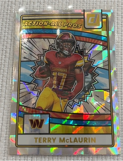 2025 Panini Donruss #AAP-TMC Terry McLaurin Action-All Pros — front