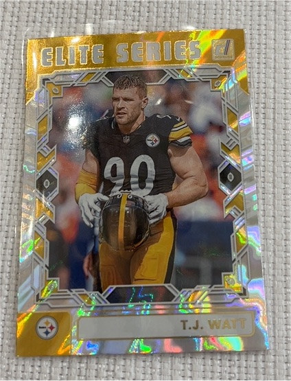 2025 Panini Donruss Elite Series #TES-TWA T.J. Watt — front