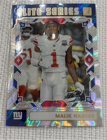 2025 Panini Donruss #TES-MNA Malik Nabers The Elite Series — front