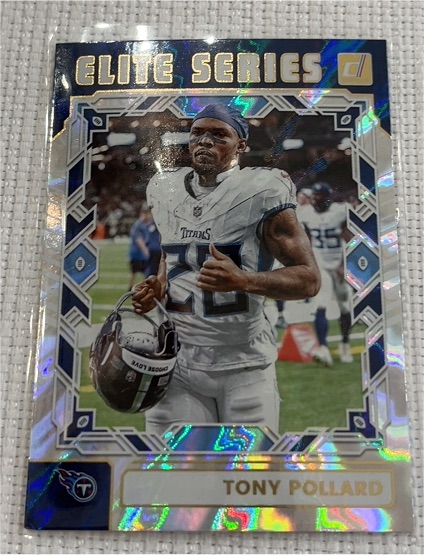 2025 Donruss #TES-TPO Tony Pollard Elite Series — front