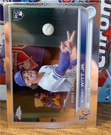 2022 Topps Chrome Update Series #USC176 Bobby Witt Jr. — front