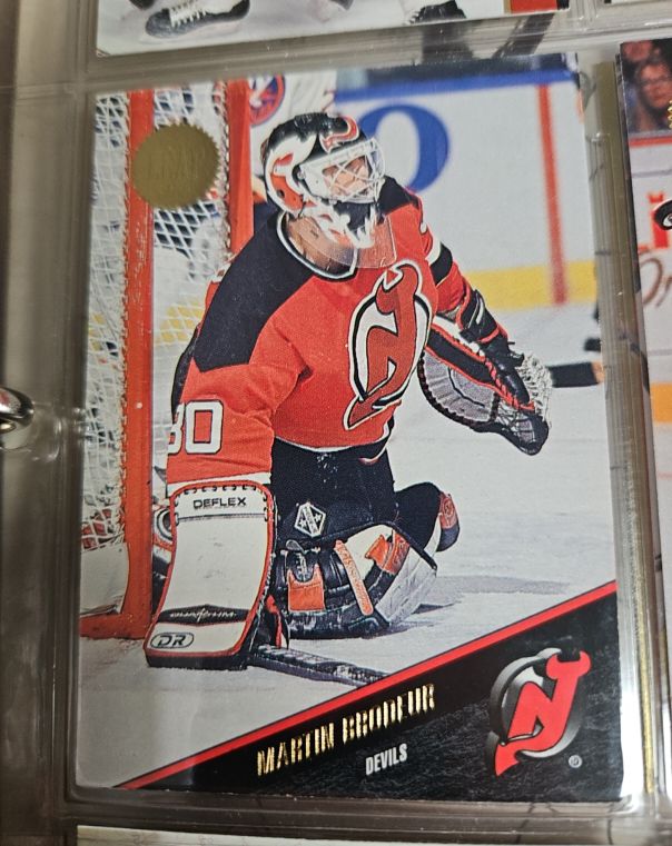 1993-94 Leaf #345 Martin Brodeur — front