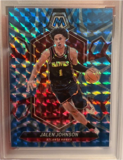 2023-24 Panini Mosaic #9 Jalen Johnson — front