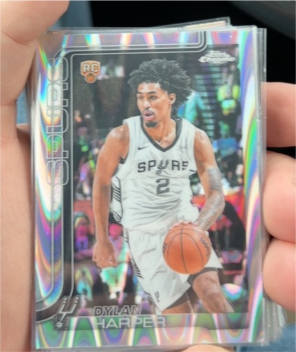 2025-26 Topps Chrome #252 Dylan Harper — front