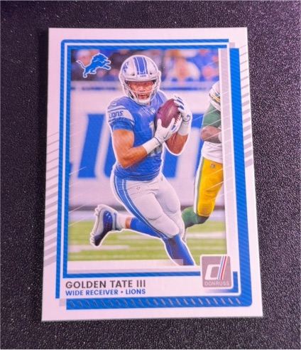 2025 Donruss #174 Golden Tate III — front
