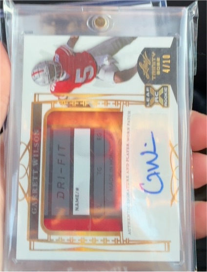 2022 Leaf Pro Set Garrett Wilson #unknown — front