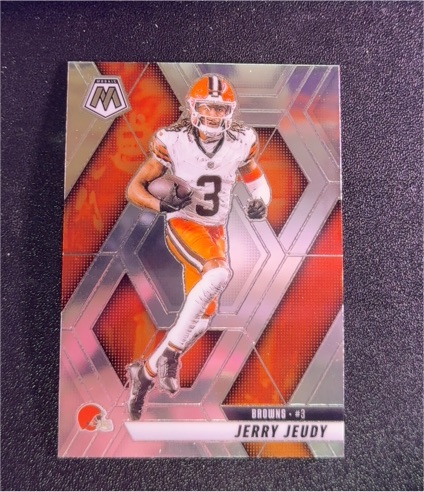 2025 Panini Mosaic #3 Jerry Jeudy — front
