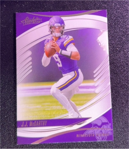 2025 Panini Absolute Football #100 J.J. McCarthy — front