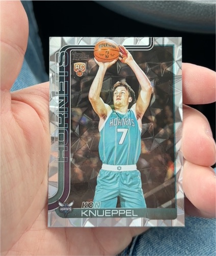 2025-26 Topps #204 Kon Knueppel Rookie Card — front