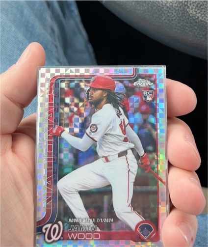 2025 Topps Chrome #USC95 James Wood — front