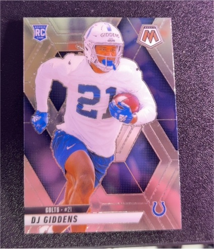 2025 Panini Mosaic #350 DJ Giddens — front