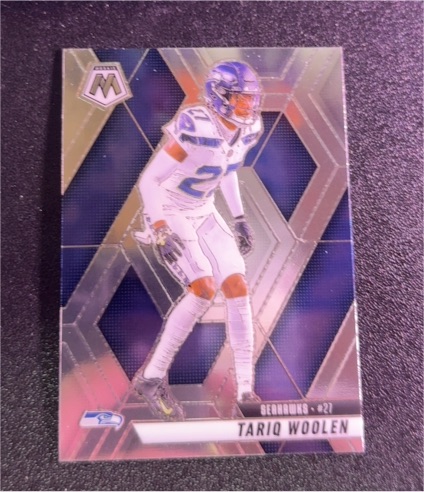 2025 Panini Mosaic #27 Tariq Woolen — front