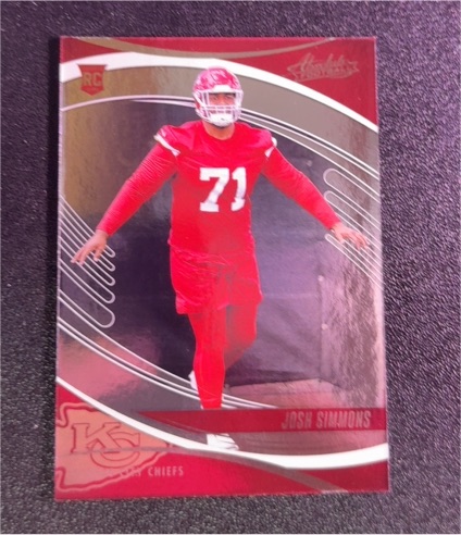 2025 Panini Absolute #146 Josh Simmons — front